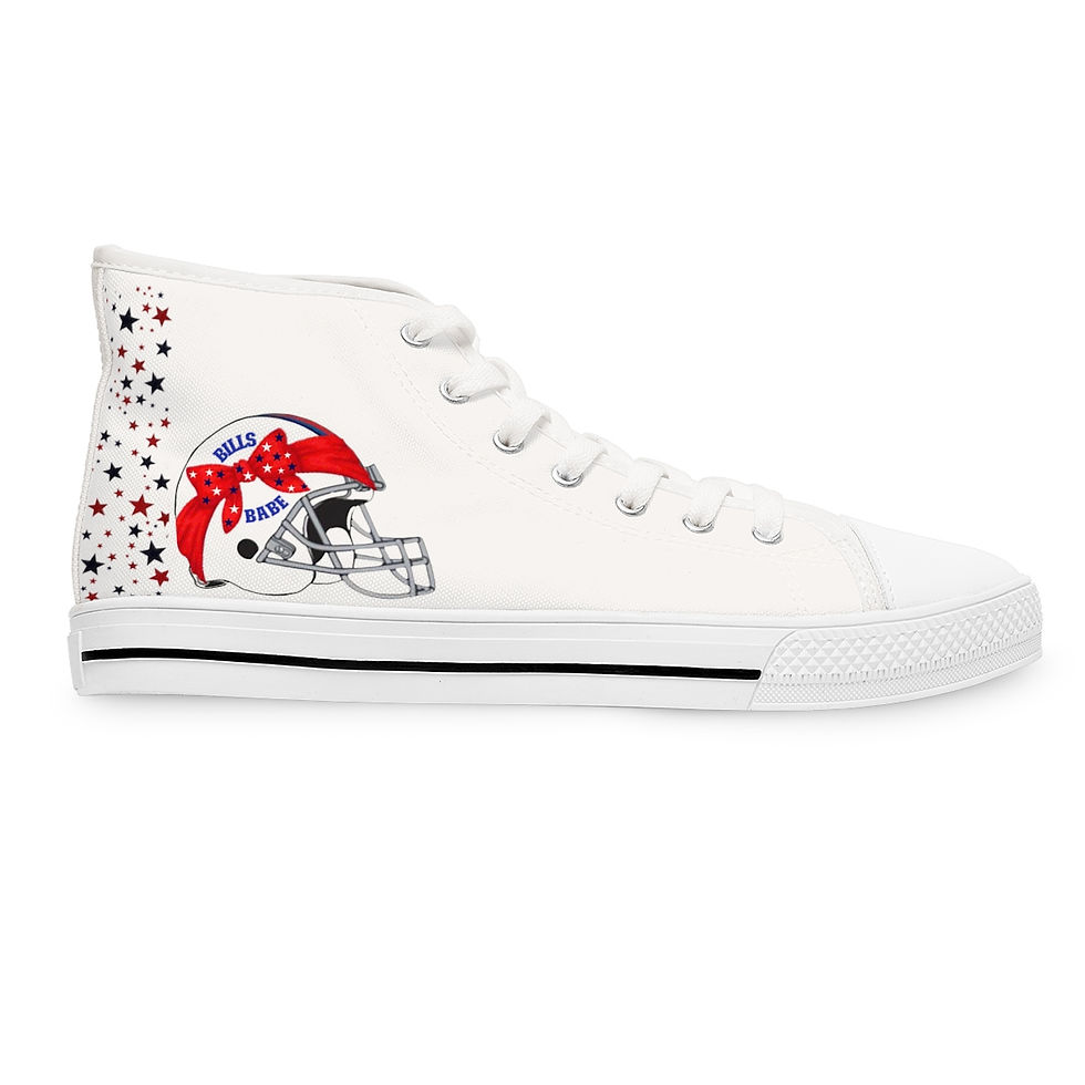 Thumbnail: Bills Babes Logo: Women's High Top Sneakers