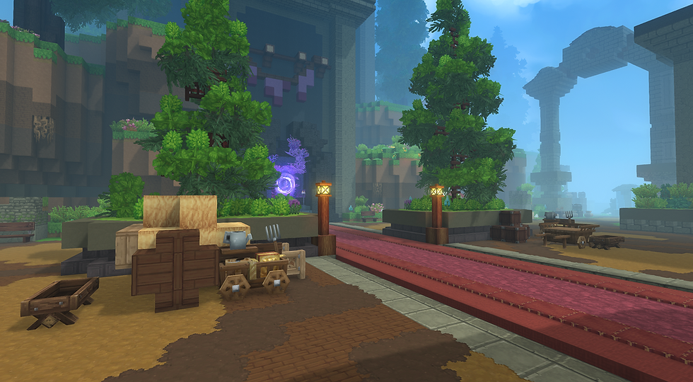 Thumbnail: Yellow Simple Island - Hytale Build