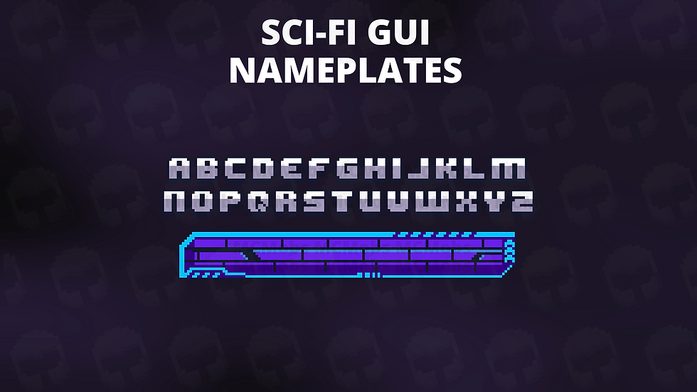 Thumbnail: Sci-fi GUI Nameplates