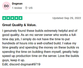BreadBuilds Trustpilot review example