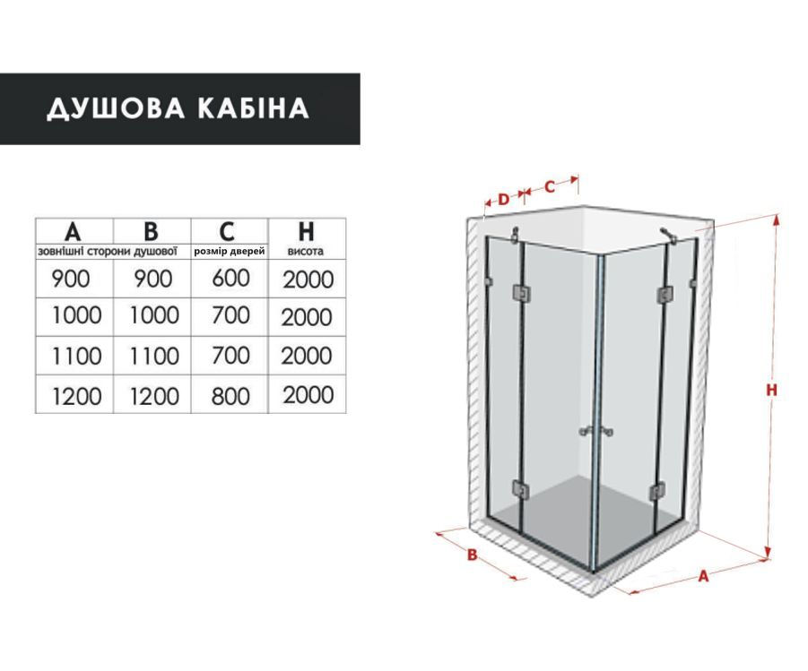 Миниатюра: Душова кабіна DK-04