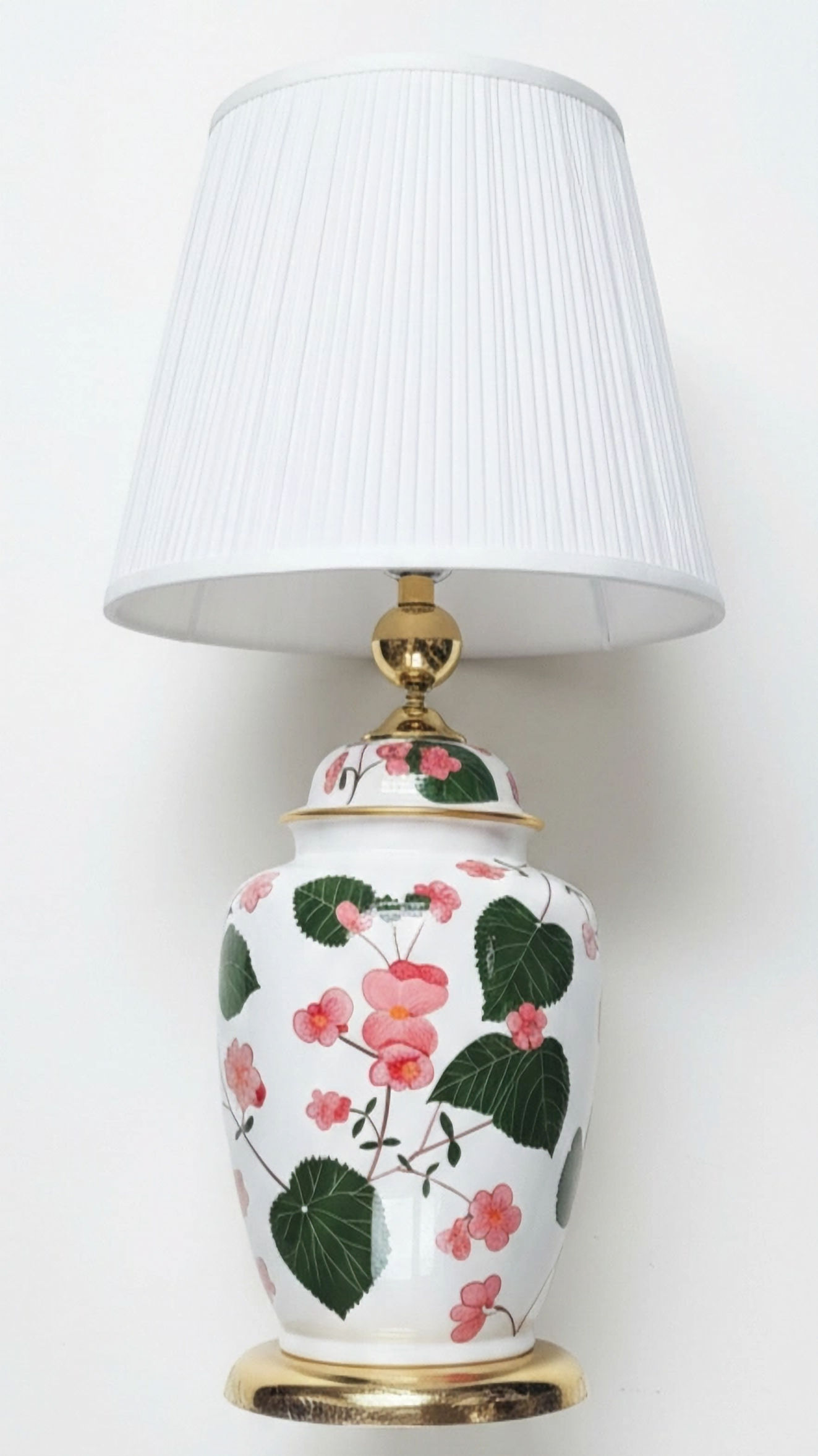 Floral Whisper El Yapımı Seramik Abajur