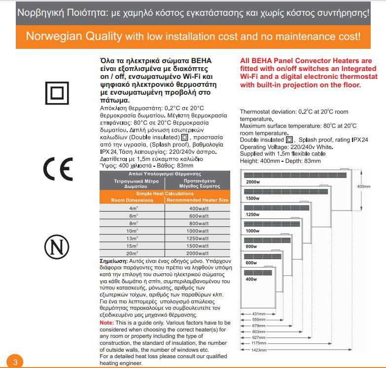 Thumbnail: BEHA HEATER WIFI 2000W