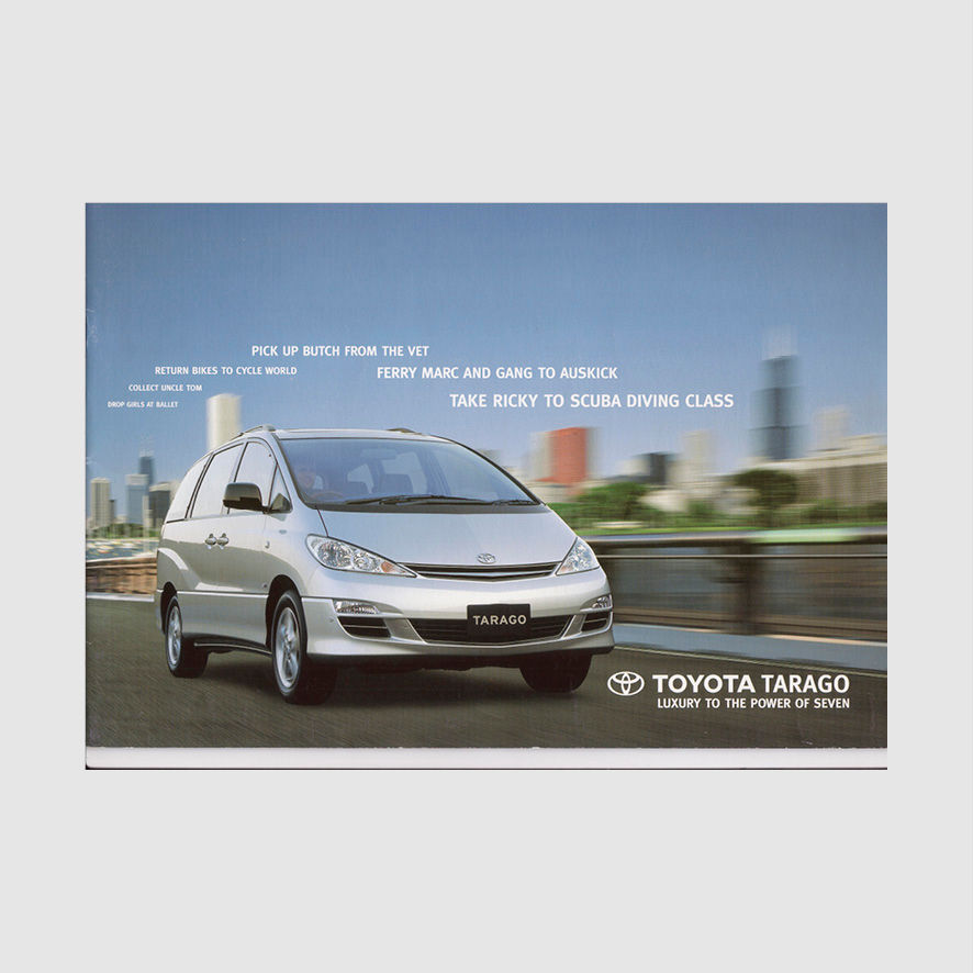 Toyota Tarago Brochure