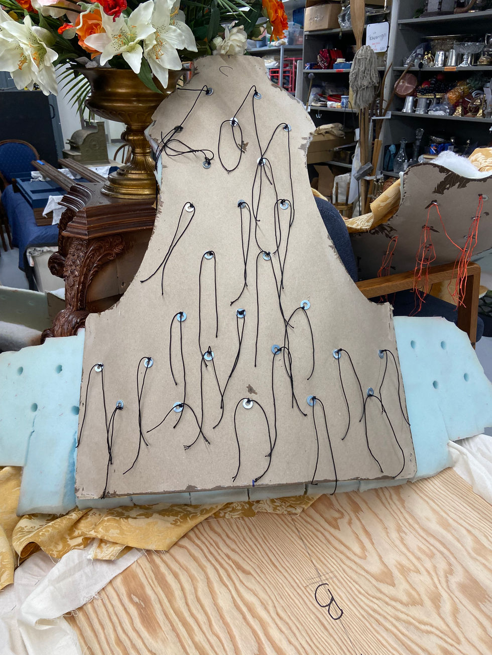 Circular Settee- Process shot (back insert)