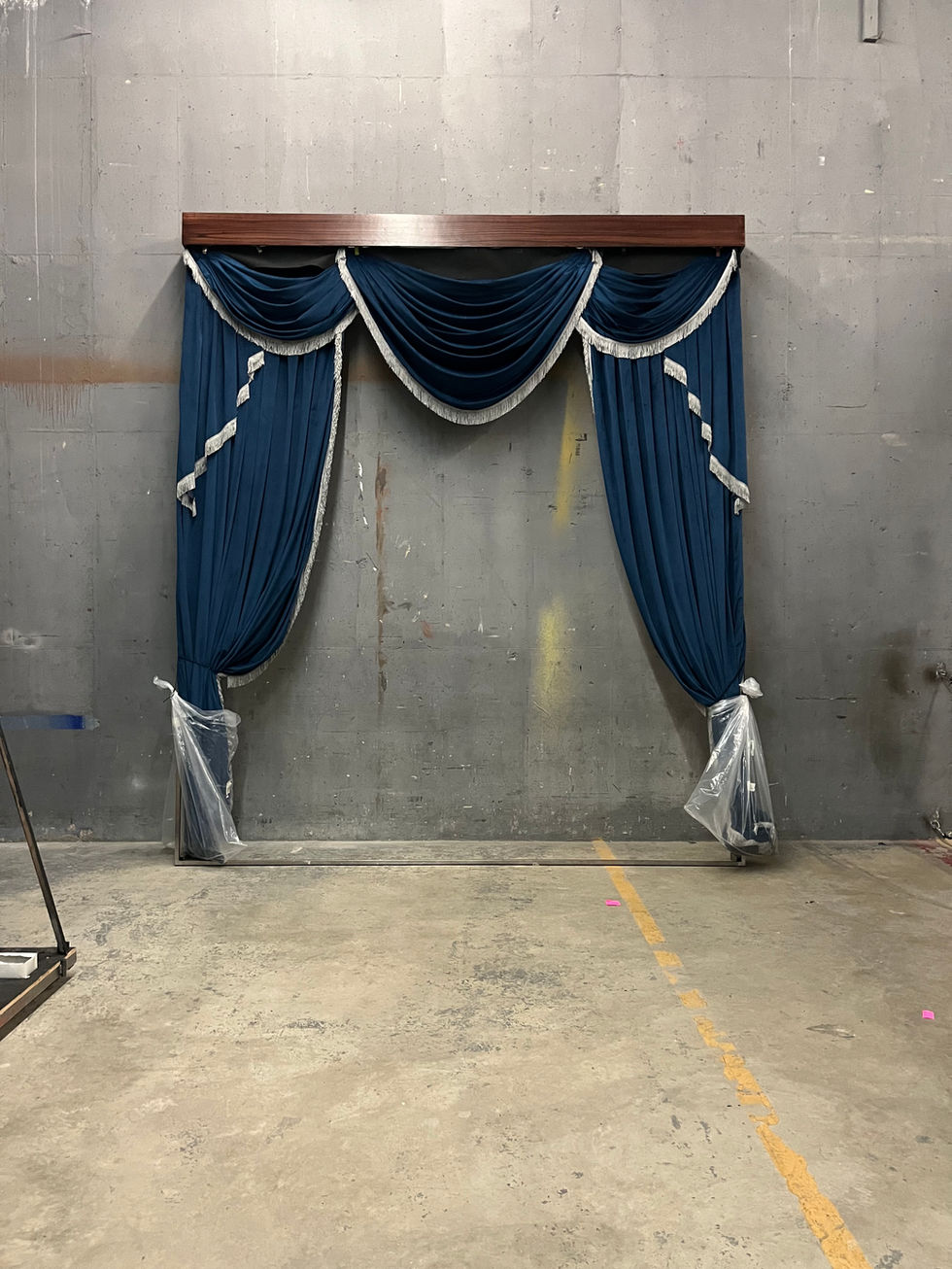 Bedroom Curtains - Process Shot