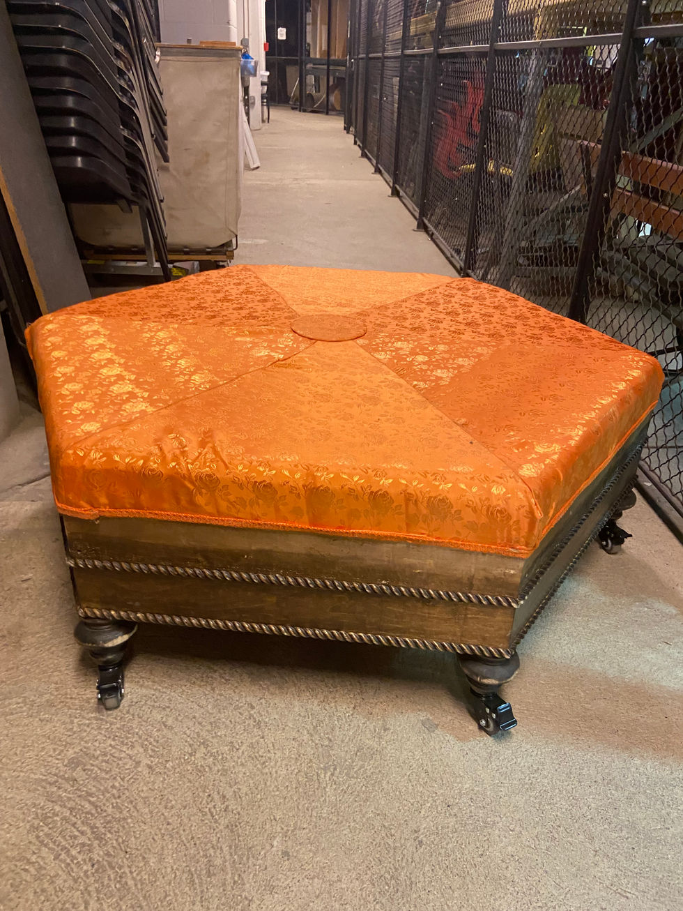 Ottoman Reupholstery - After