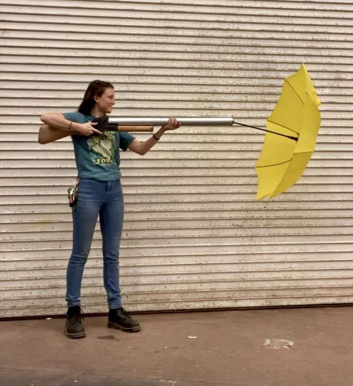 Umbrella Gun - After