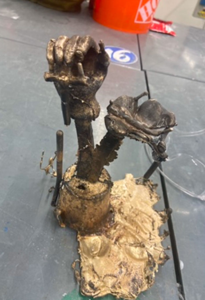 Bronze Sculpture - Before chasing