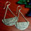 Thumbnail: Mandala Moon Swing Earrings in Sterling Silver