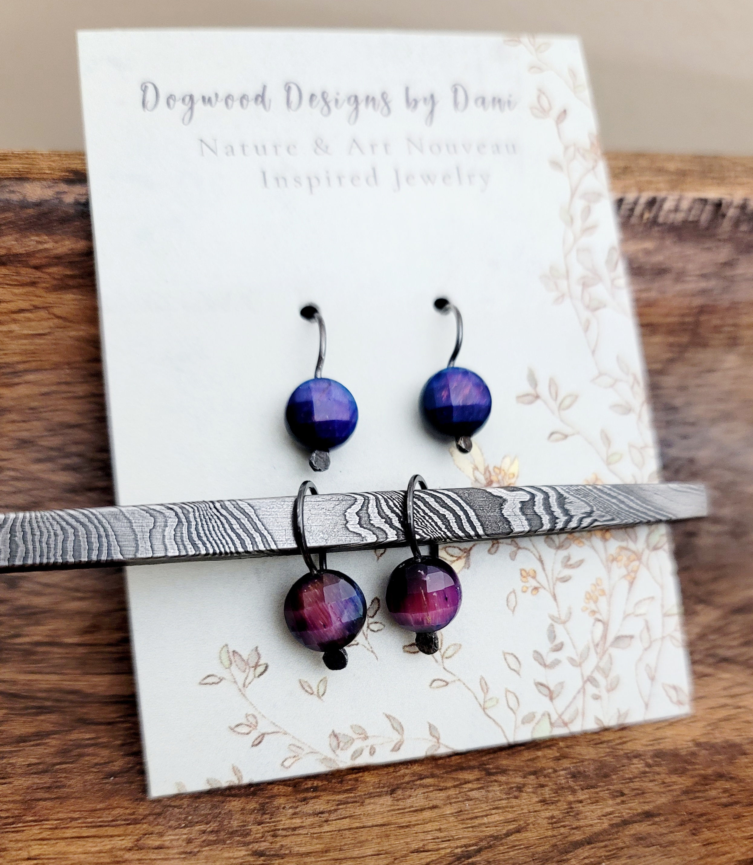 Little Gemstone Huggie Style Earrings 