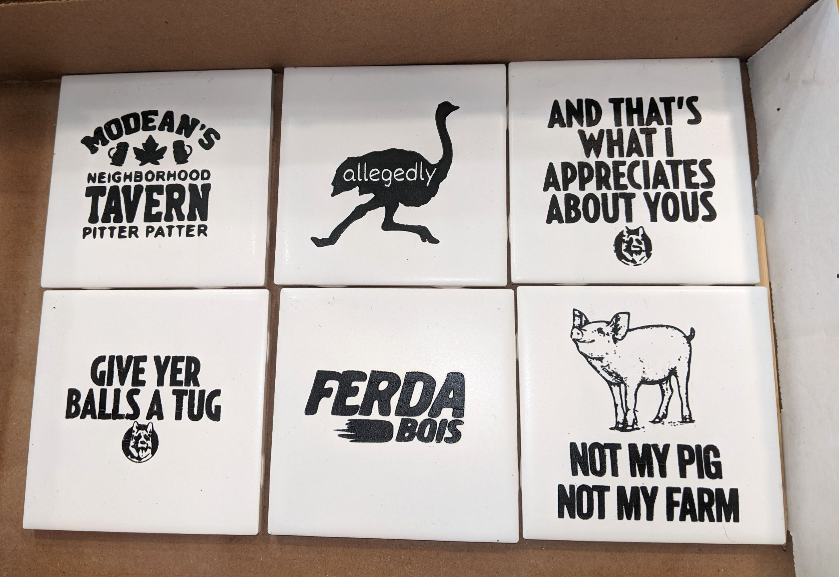 Coaster Set of 4 or 6