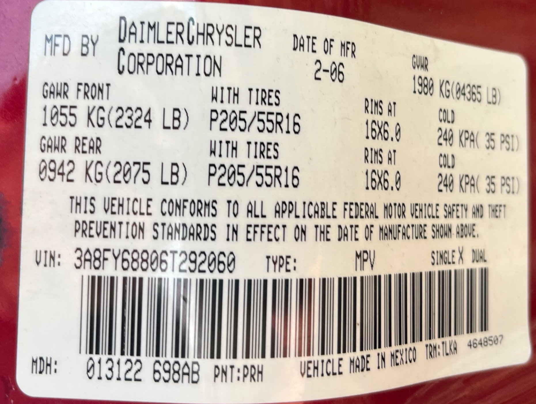 2006 Chrysler PT Cruiser LIMITED - Photo 6