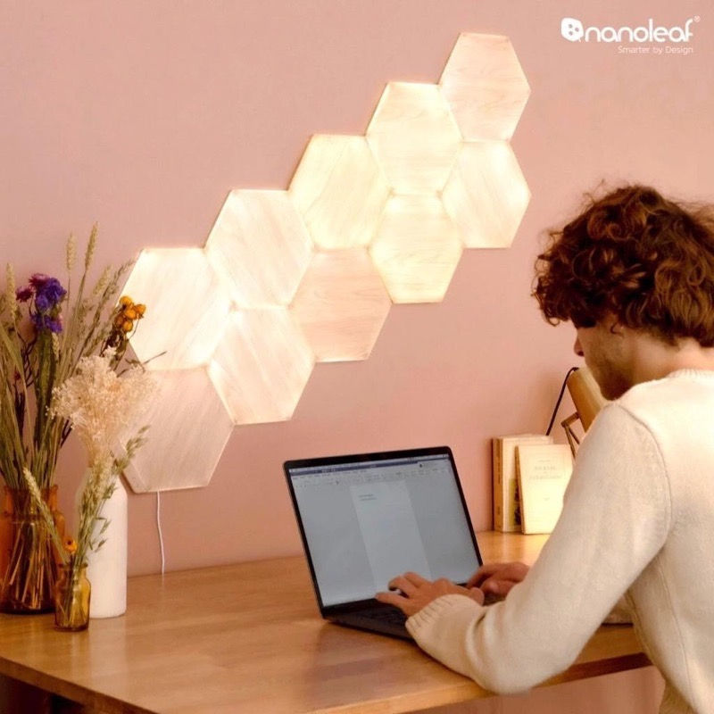 縮圖：Nanoleaf Elements Hexagons Smarter Kit [7 Panels] แผงไฟอัจฉริยะ