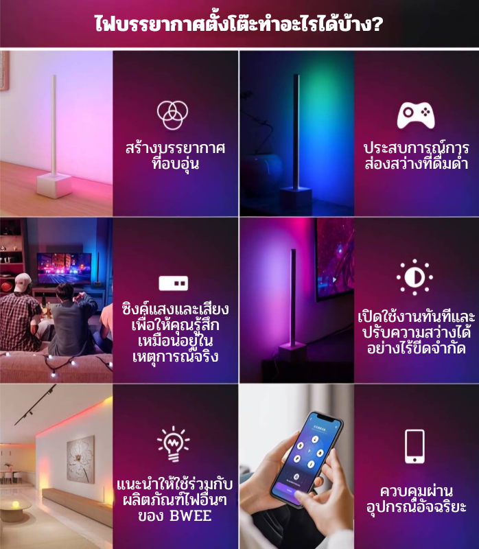 縮圖：ไฟบรรยากาศตั้งโต๊ะ  BWEE