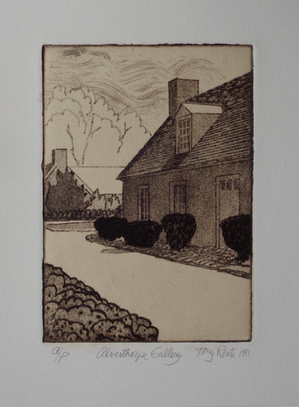 Portrait of Alverthorpe Gallery, Jenkintown, PA
A companion pritn to the portrait of Lessing J Rosenwald.
etching
7x5 inches
1991
