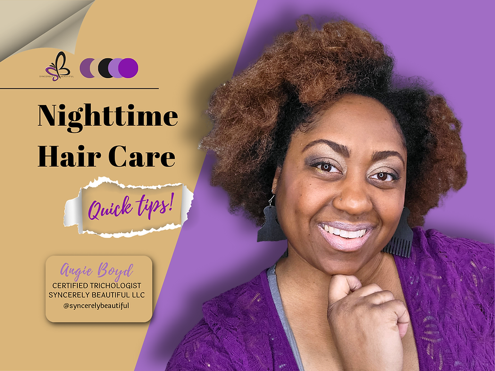 Nighttime Hair Care