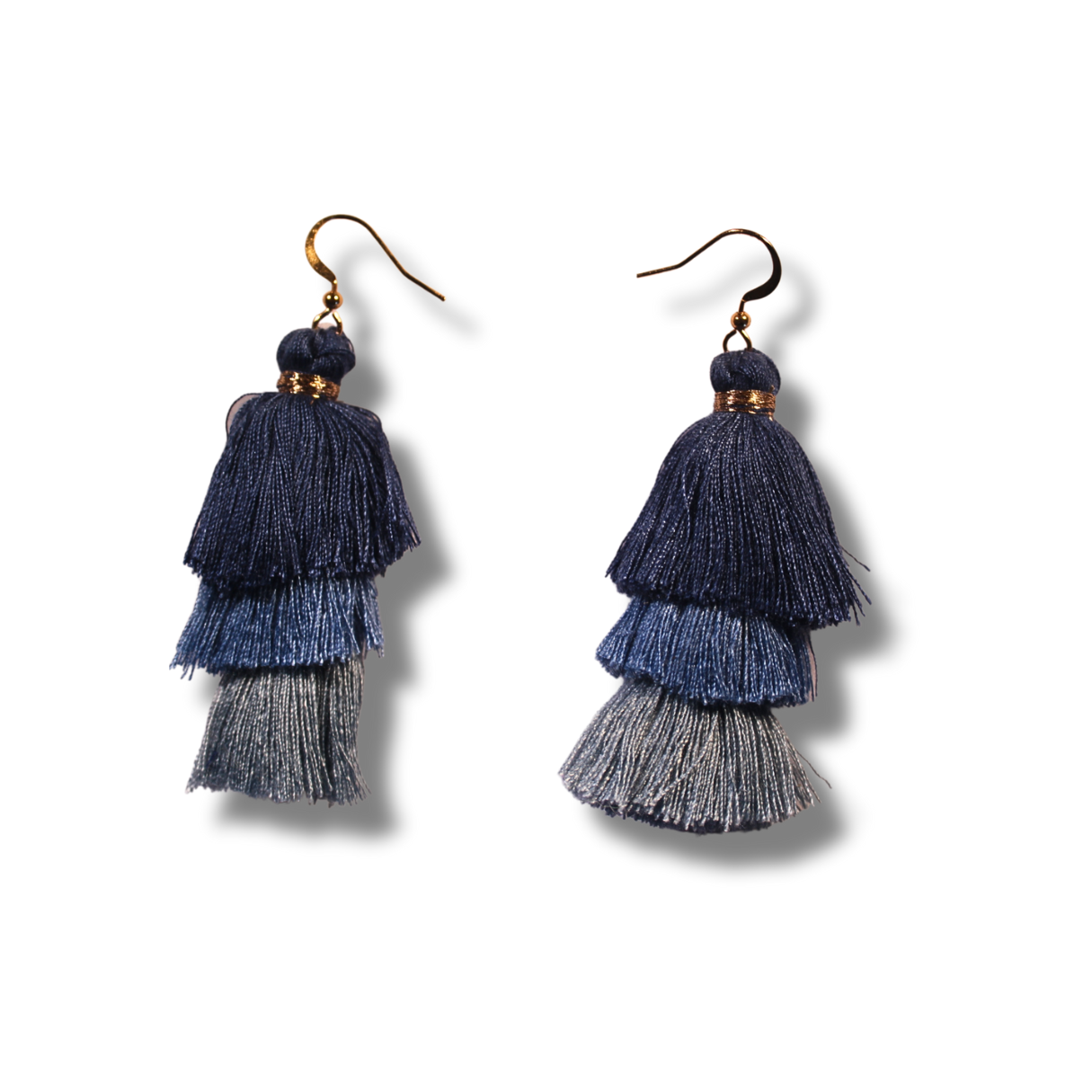 Layered Tasseled Boho Earrings