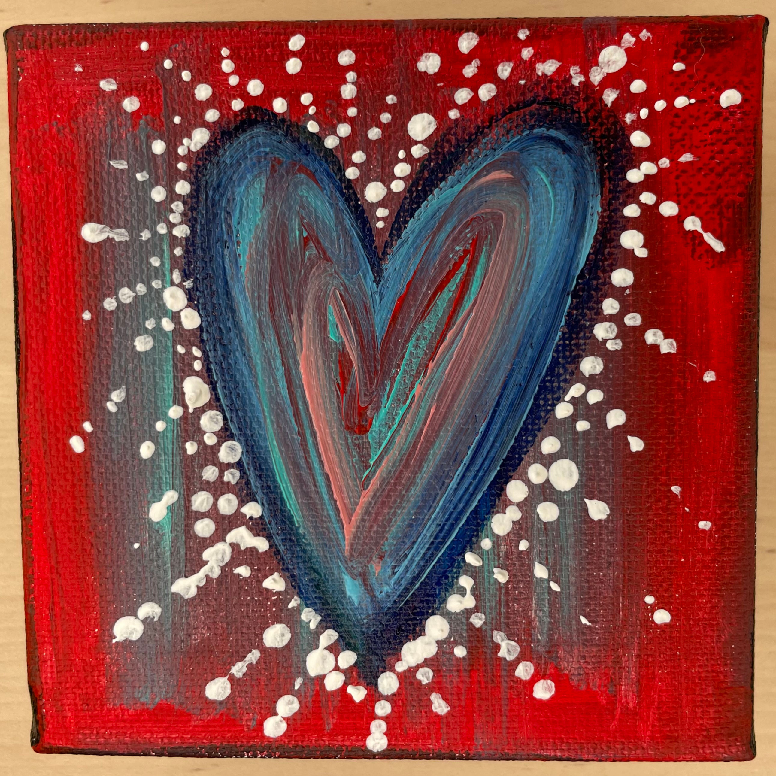 A HeartFULL 4"X4" Canvas 42