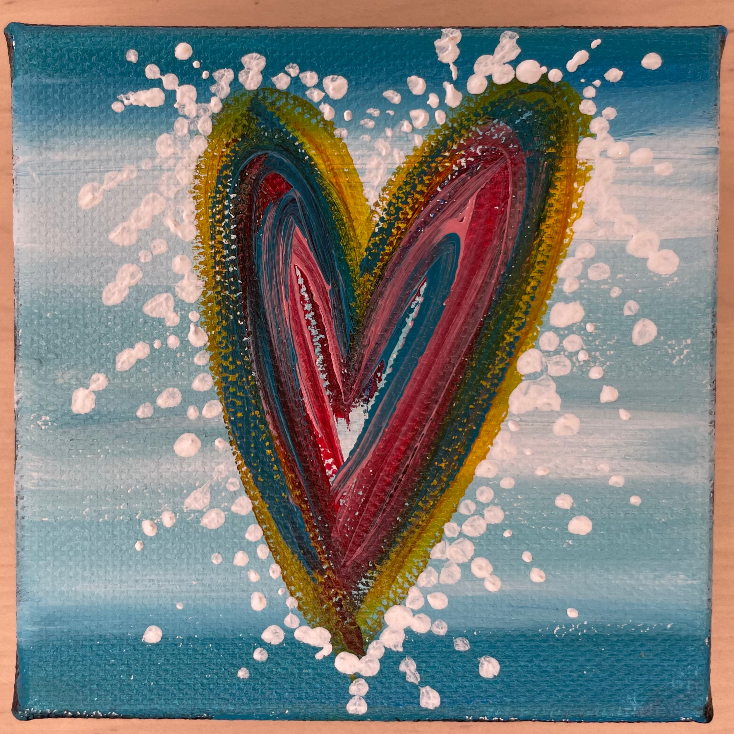 A HeartFULL 4"X4" Canvas 37