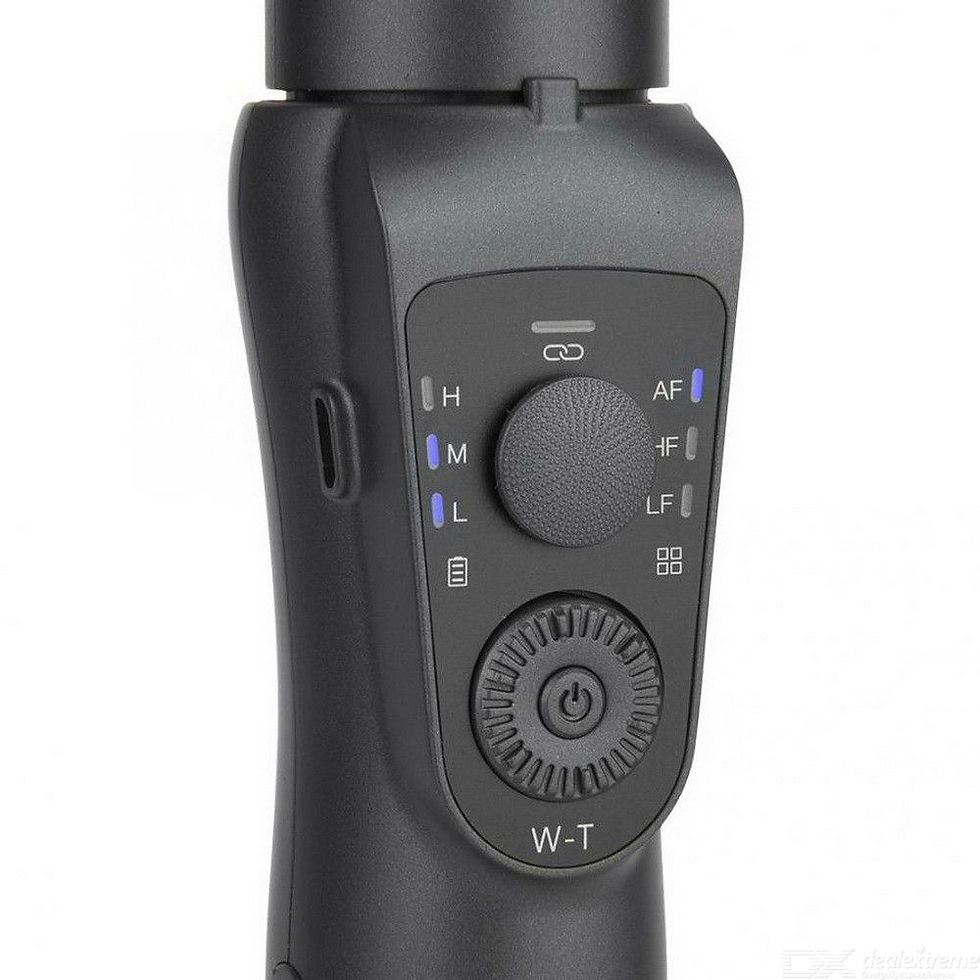 Thumbnail: S5B Portable 3-Axls Gimbal Anti-shake Smartphone Camera Handheld Stabilizer Blu