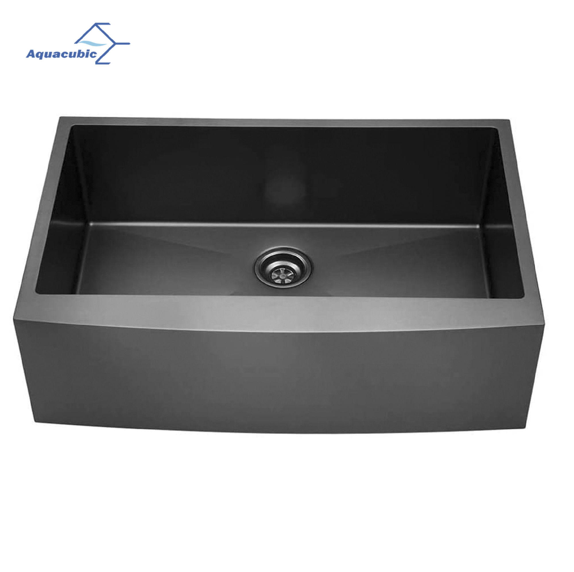 Farmhouse Sink 33 inch Black Kitchen Sink Stainless Steel 10 inch deep, Gunmetal