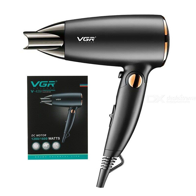 Thumbnail: V-439 Thermostatic Hair Dryer Portable Foldable Hair Dryer Small Appliances