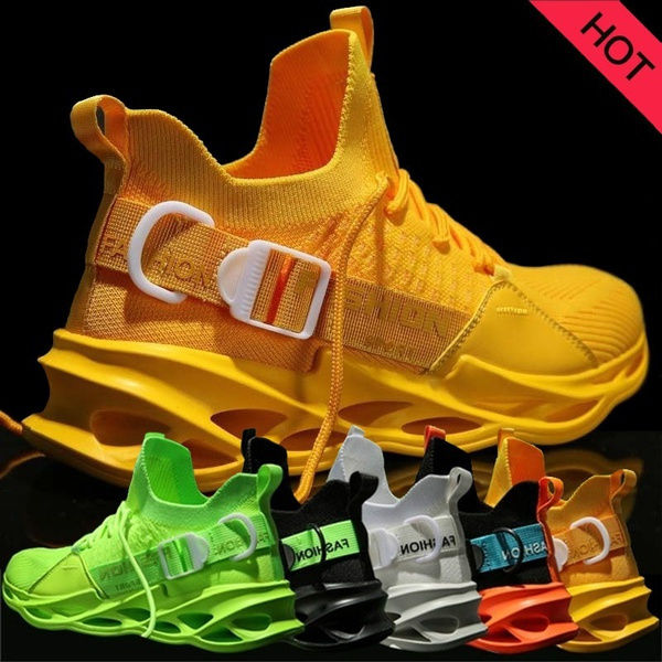 Thumbnail: New Fashion Men's Casual Sneakers Breathable Mesh Running Shoes Lightweight Ath