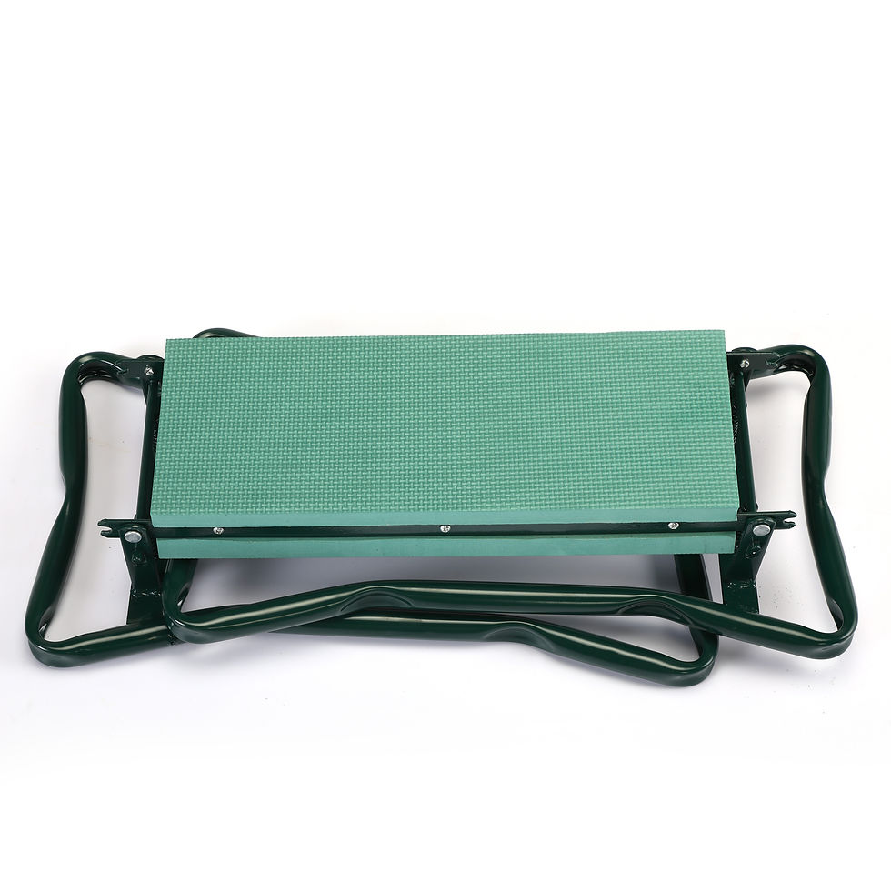 Thumbnail: Outdoor 2-in-1 Garden Stool and Kneeler, Garden Bench with Tool Bags, Kneeling P