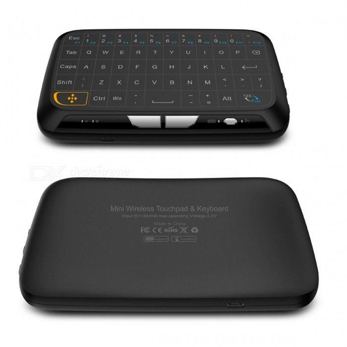 Thumbnail: H18 2.4GHz Mini Wireless Keyboard Air Mouse w/ Touchpad
