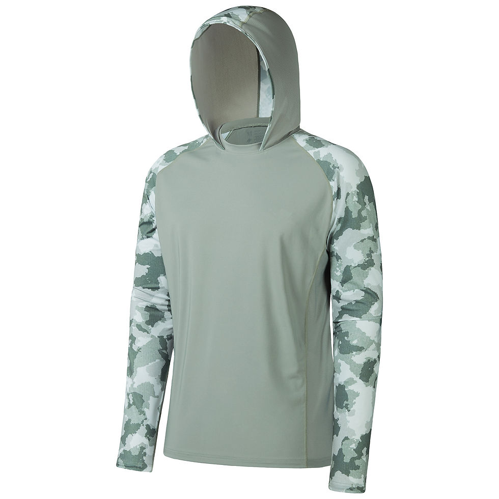 Thumbnail: Custom Logo OEM Men's UPF 50+ Breathable Fishing Shirt Cooling Hoodies Anti-UV 