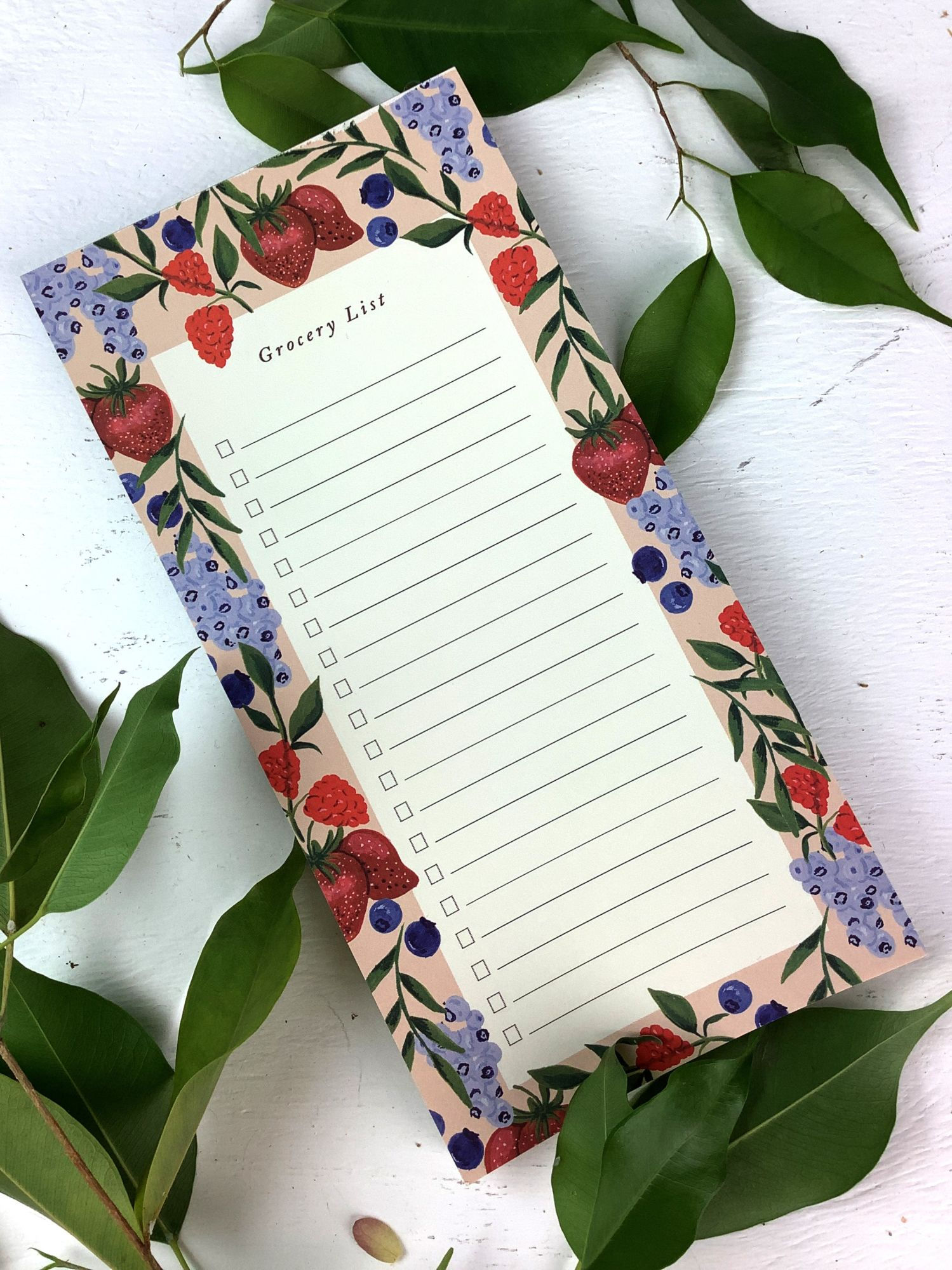 Berry Grocery Notepad