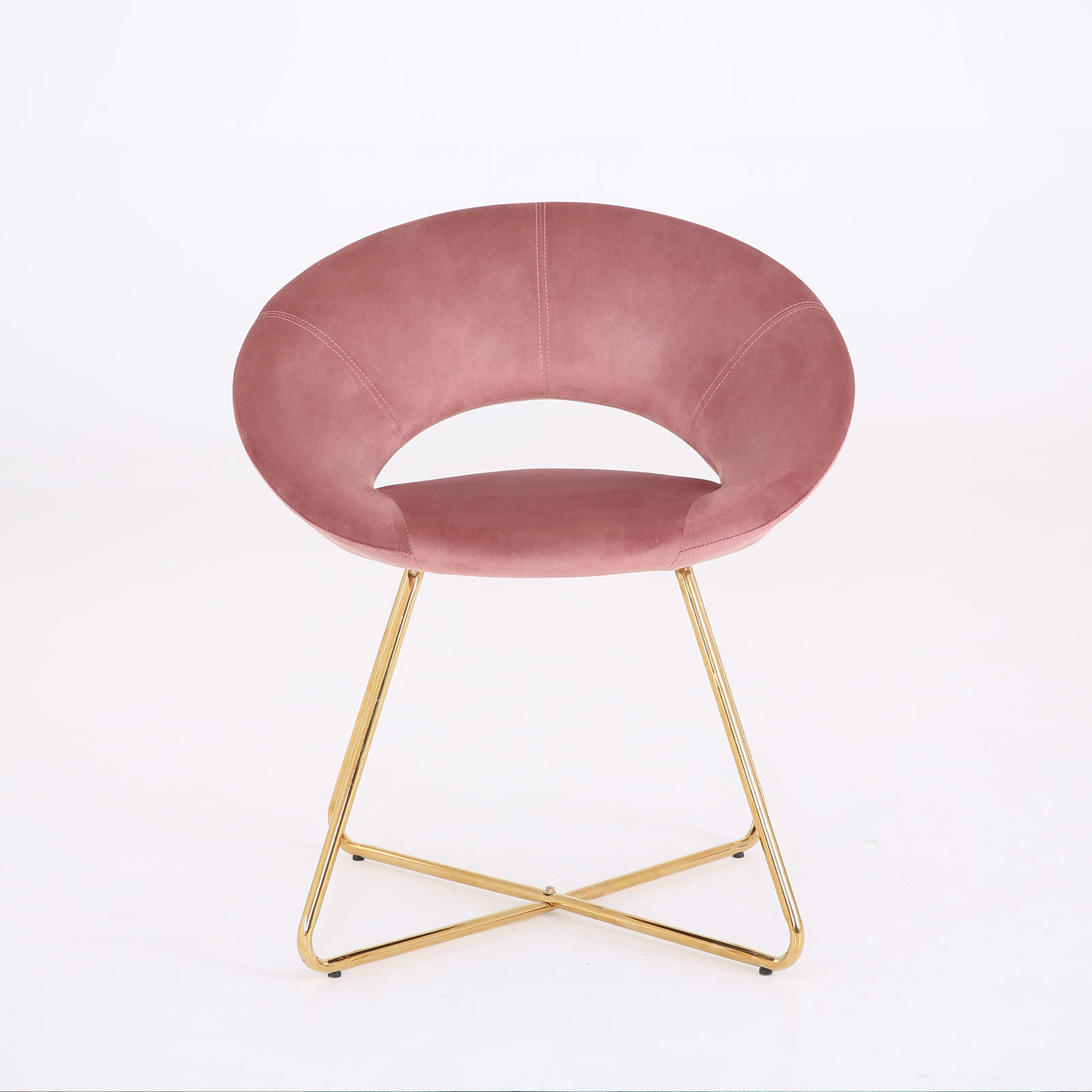 Modern velvet dining chair 1 set, upholstered upholstered chair, comfortable tab