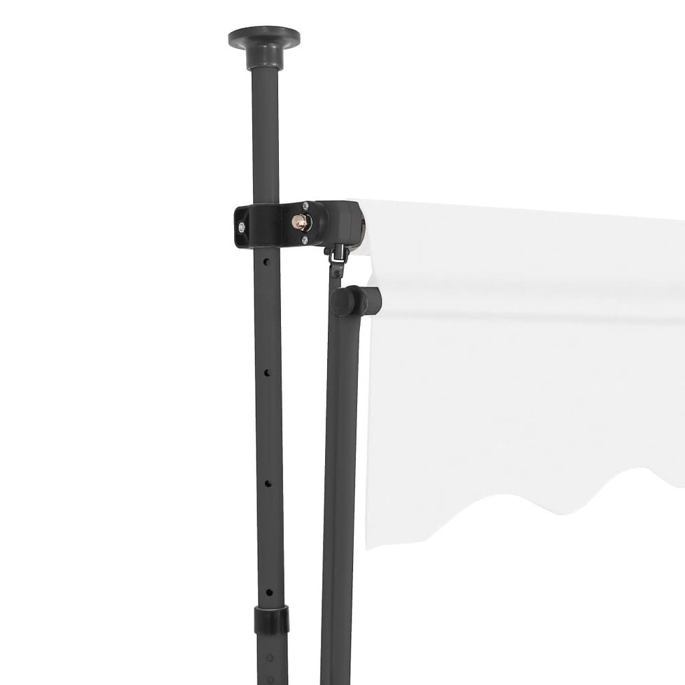 Thumbnail: Manual Retractable Awning with LED 98.4" Cream