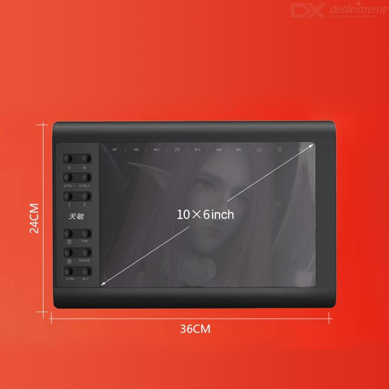 Thumbnail: G10 Graphic Tablets Professional Painting/writing Pads Electronic Drawing Table
