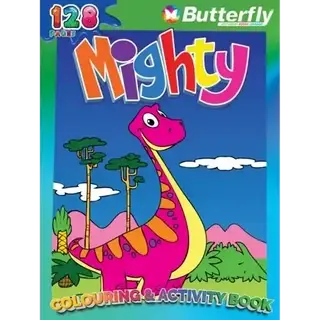 Butterfly Mighty Colouring & Activity Books 128pgs
