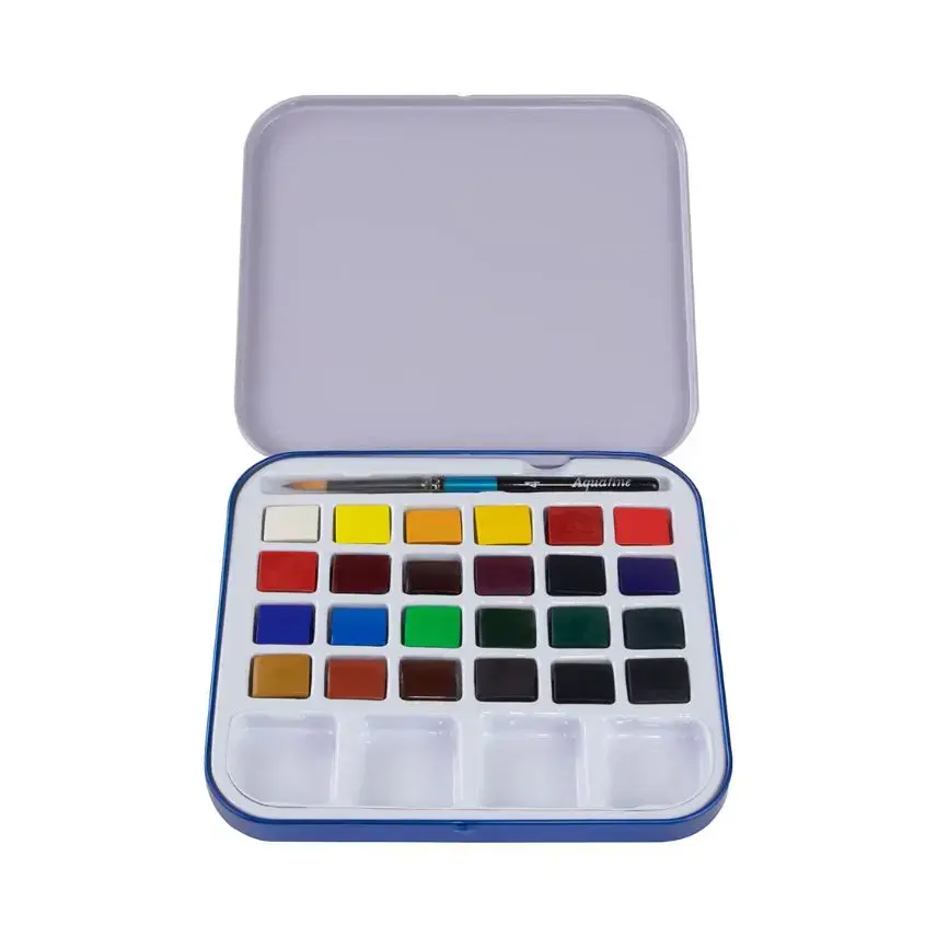 Thumbnail: Daler-Rowney Aquafine Travel Set Square 24 Colours