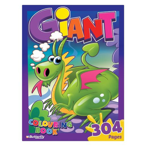 Butterfly Giant Colouring Book 304pgs