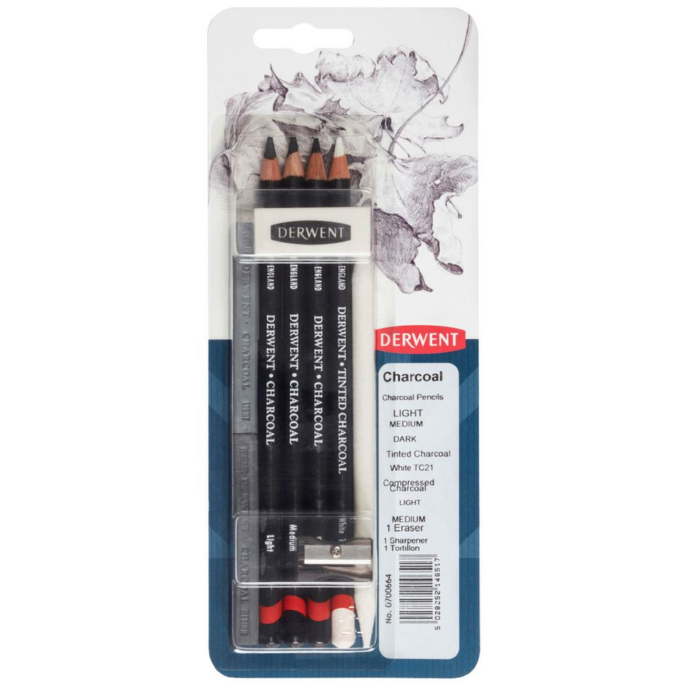 Derwent Charcoal Drawing Pencils Set
