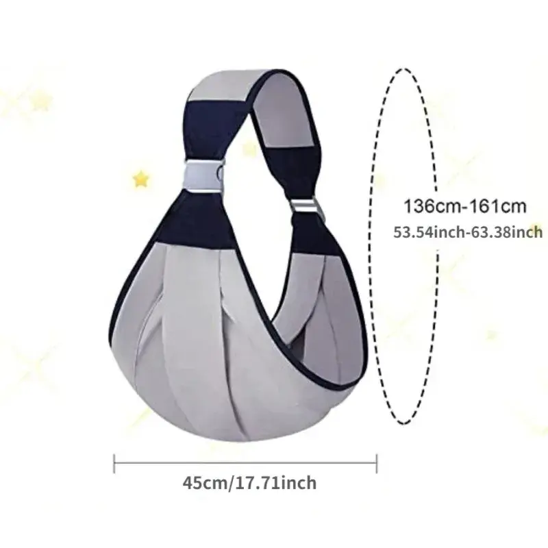 Thumbnail: Child Carrier Wrap Multifunctional Baby Carrier Ring Sling for Baby Toddler Carr