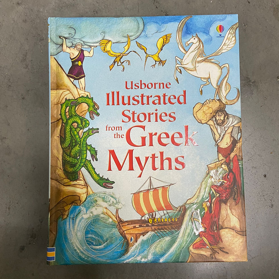 Usborne Illustrated Stories from the Greek Myths - (Hardback)
