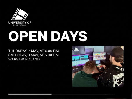Open Days at the University of Television