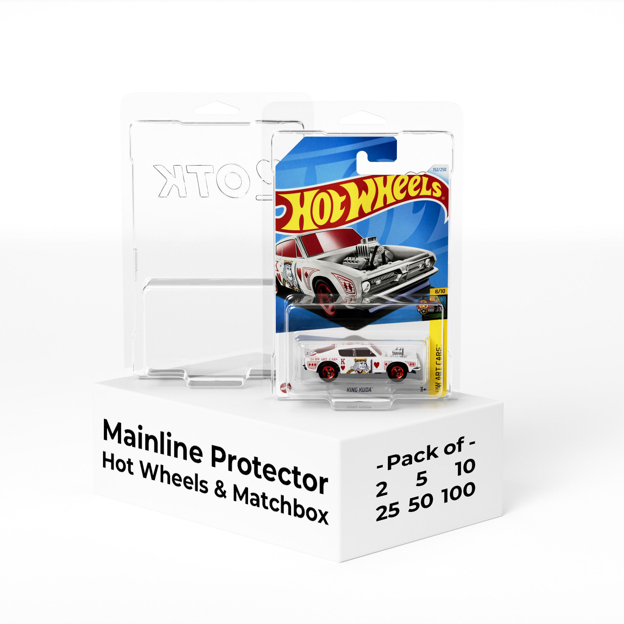 OTK Mainline Protector Case for Hot Wheels and Matchbox Car Collection