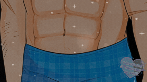 Sexy bear abs, hairy chest, hairy arms, Bevvy from "I Married a Monster on a Hill".