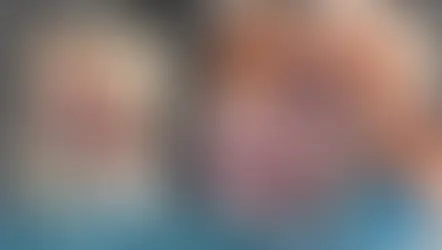 Promotional image for Age Gap Couple: Mita and Urabayashi 1 showing the older, muscular man gently holding his younger partner in a close embrace, their foreheads touching with soft, affectionate expressions, alongside the manga cover on the left and the Boys Love Universe logo in the corner.