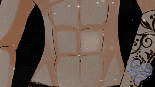 Slim gay abs, tatoo Nate from "I Married a Monster on a Hill".