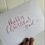 Thumbnail: Personalised handwritten calligraphy Christmas card