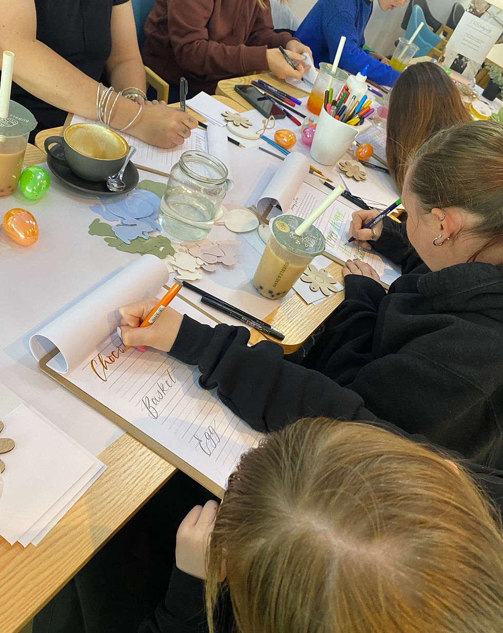 Family Christmas Calligraphy & Crafts