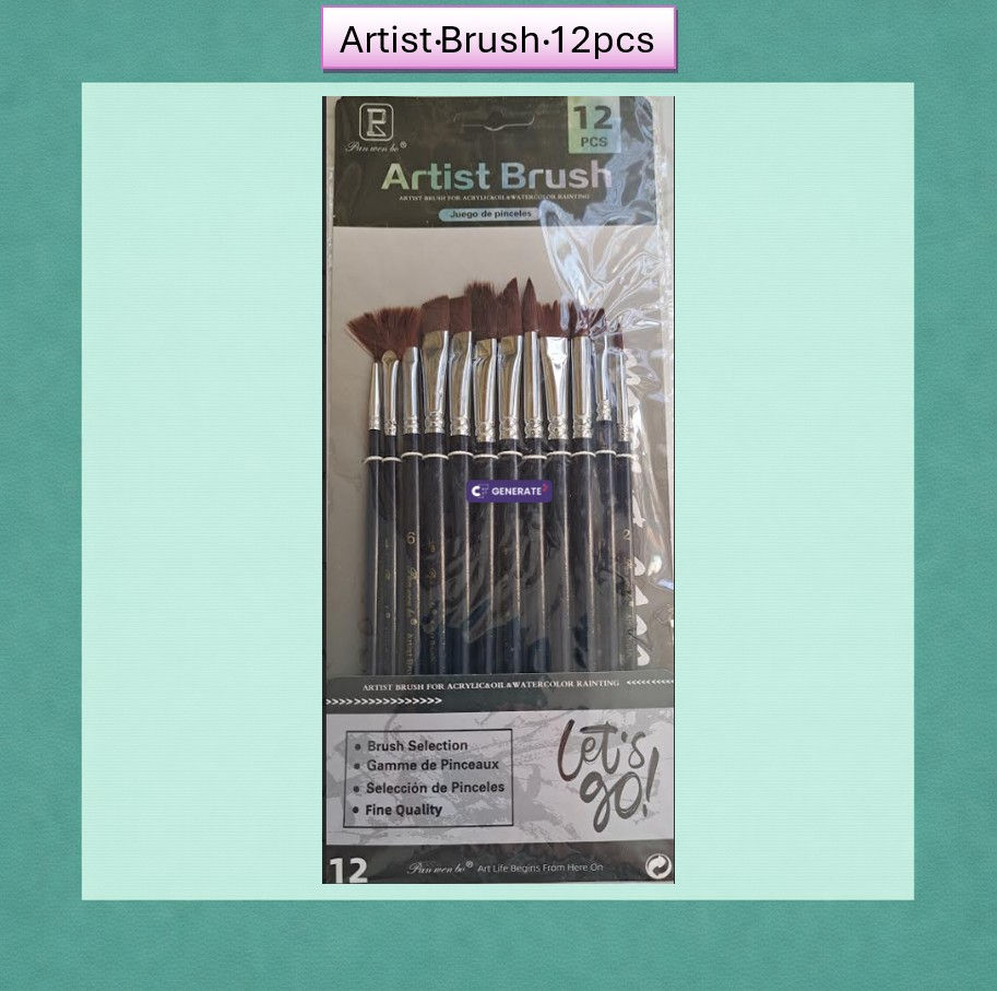Artist Brush 12pcs