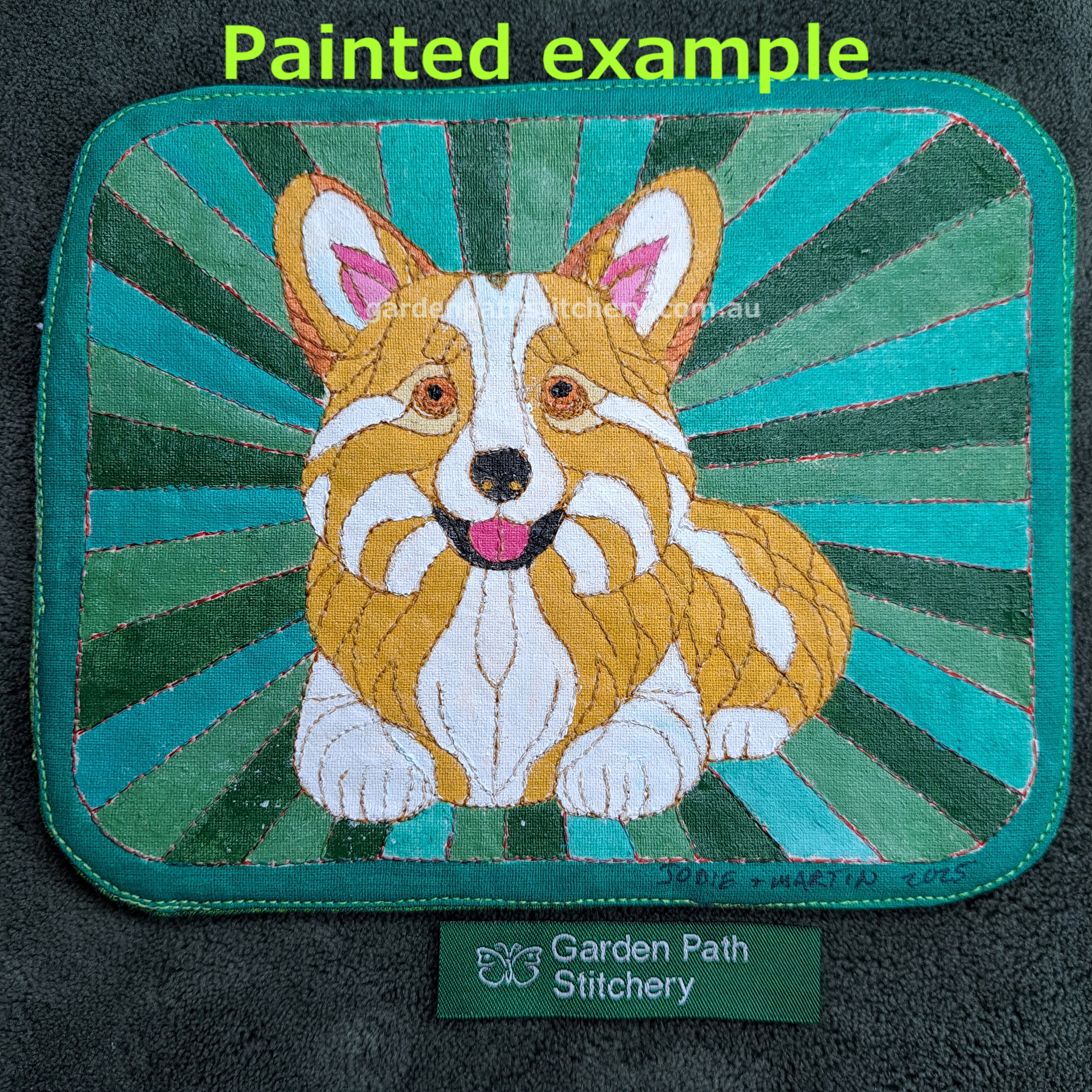 Corgi Mug Rug Kit